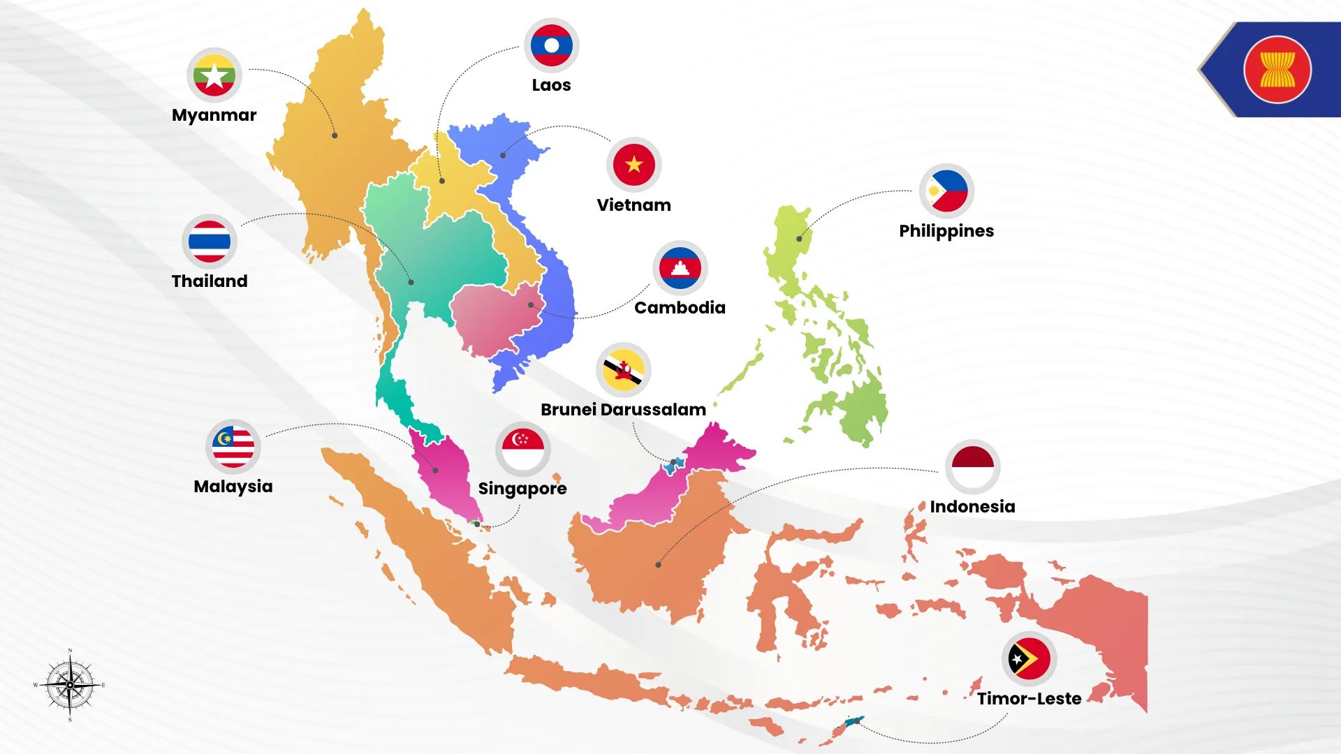 ASEAN map