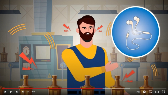 สื่อความปลอดภัยในการทำงาน เรื่อง หูไม่เสียแน่นะวิ!!!