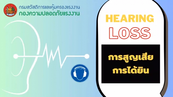 “Hearing Loss การสูญเสียสมรรถภาพการได้ยิน”