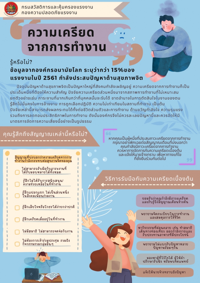 ความเครียดจากการทำงาน